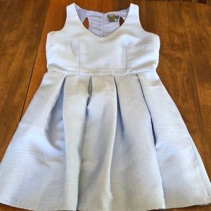 Taylor fit & flare blue dress